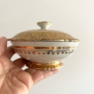 Johann Leftman Vohenstrauss Bavaria vintage covered bowl - sugar bowl - …